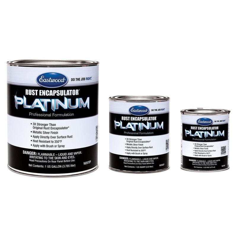 Eastwood Rust Encapsulator Platinum Pint | UV Resistant Aluminum Finish