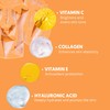By Nature Hydrating Face Masks with Vitamin C + Collagen,