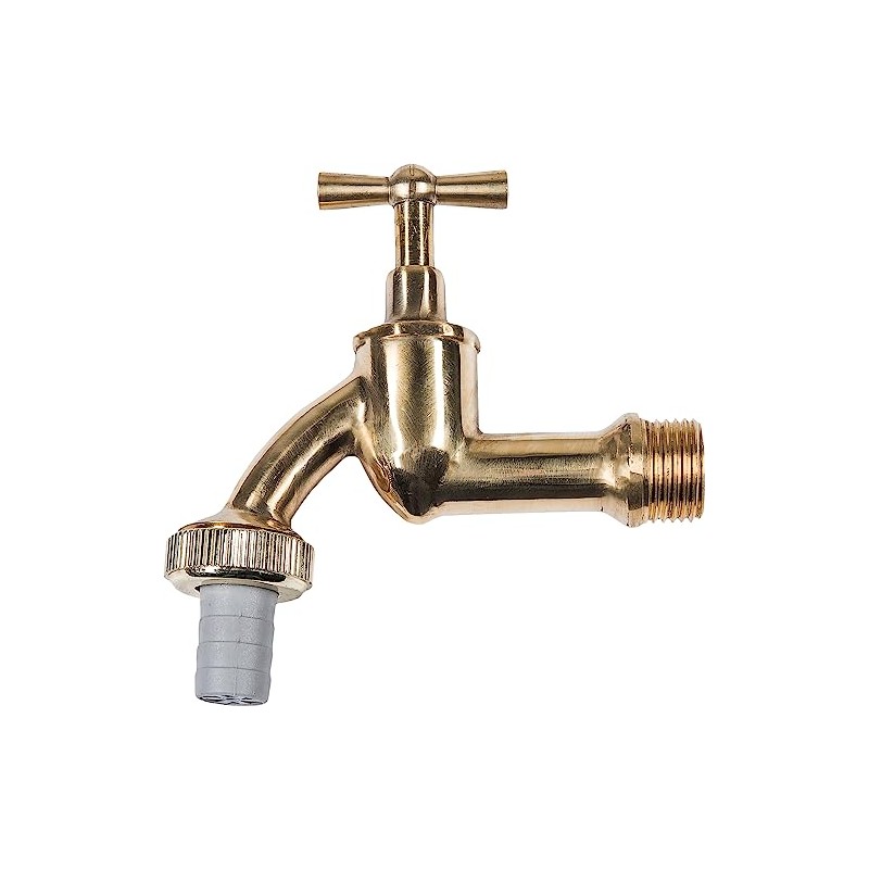 CORNAT TEC300505 Tap bar Screw.connec.Brass pol, 1/2 Zoll AG