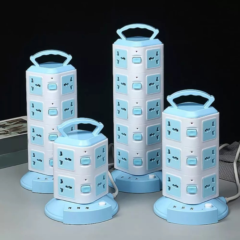 Maíz Multicontacto Supresor Picos Torre Cargador Usb Escritorio