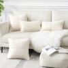Artscope Corduroy Cushion Covers Pack of 2 Modern Patchwork Throw