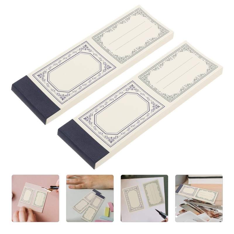 Operitacx 2pcs Notebook Writing Memo Pad Portable Note Pads Schedules