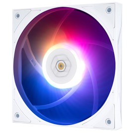 Thermalright TL-H12015W-S PC Fan - 1900RPM High Performance 120mm CPU Fan ARGB, 15mm Thin Fan, 4-Pin PWM Power Supply Fan - Suitable for Desktop Cases, White