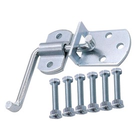 Boxer 10 Pack Straight Side Gate Latch Sets for Truck Stake Bed Latches Bracket Set for Utility Trailer, Stake Body Gates, Sheds, Wood, Trucks, & Trailers - Heavy Duty