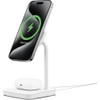 ChargeBase 3-in-1 Magnetic Wireless Charging Station, WC White, Qi2 Compatible