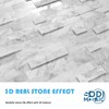 SODI MOSAIC Grout-Free Natural Stone Peel and Stick Backsplash -