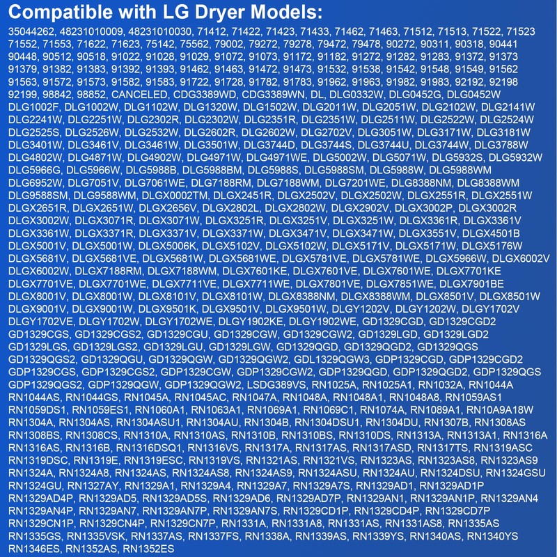 6931EL3003C 6931EL3003D Dryer Thermistor Kit Compatible with Lg Kenmore