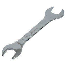 ExcInter Open Ended Spanner,19x22mm Double End Silver Wrench 3mm Ultra Thin Repairing Tool for Use Under Narrow Space Conditions(1 PCS)