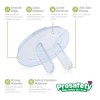 20 Pcs· Tapa De Enchufe Protección De Seguridad Para Bebés