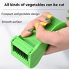 Qinuseaks Bean Stringer and Slicer, Mini Runner Bean Cutter for