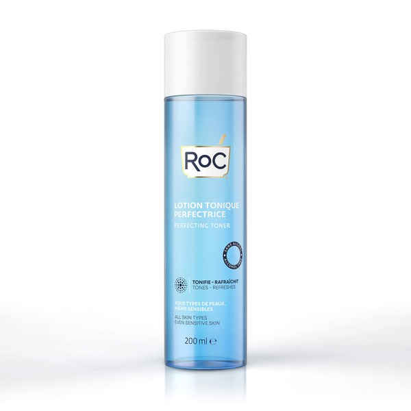 RoC - Perfecting Toner - Unclogs Pores & Tones Skin - Alcohol-Free - All Skin Types - 200 ml