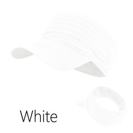 YAMEE Visor Cap Women's Elastic Sun Protection Breathable Sun Hats for Men Women in Spring Summer Quick-Drying Sun Visor Men Lightweight Soft Beach Sun Visor Women's UV Protection Outdoor, White, Unit