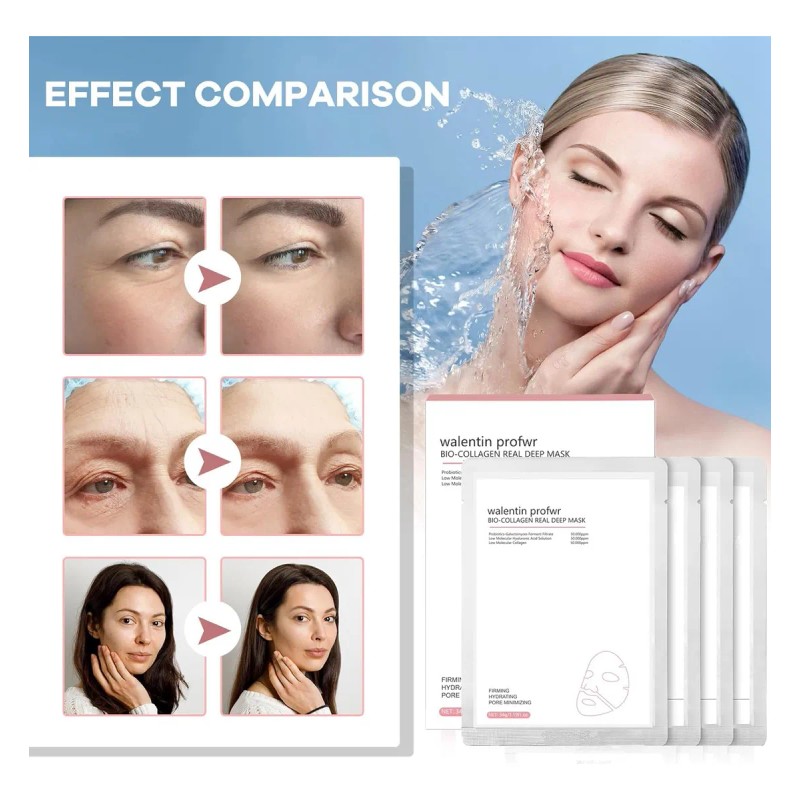 Mascarilla De Colágeno, Mascarilla De Biocolágeno, Mascarill