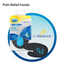 Scholl Orthotic Insoles Heel and Ankle, Plantar Fasciitis Insoles, metatarsalgia insoles, Small, UK Size 4.5-6.5