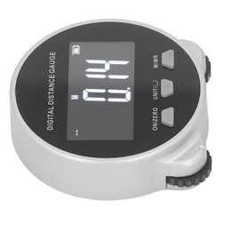 Akozon Rolling Ruler with Digital Display, Digital Tape Measure 199.999 M, Semiconductor Microprocessor, Electronic Rolling Ruler for Flat, Curved Diameter, Odd Shapes