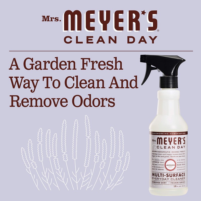 MRS. MEYER'S CLEAN DAY Multi Purpose Cleaner, Lavender Scent, 16