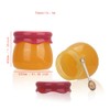 COSIDEA 20pcs 0.21 oz Tarros de bálsamo labial de plástico
