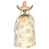 Gisela Graham Celestial Cream & Gold Tree Top Fairy 18
