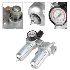Haofy Separador Agua Aceite Regulador del Filtro de Aire Neumática Compresor de Filtro de Aire 1/2" SFC400