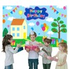 Pig Background Birthday Pink Pig Party Decoration for Party Birthday