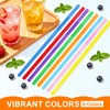 1000 Pack Colorful Flexible Plastic Straws
