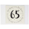 White Cotton Cards 65th Birthday Memories Photo Album (MTGA65T), of