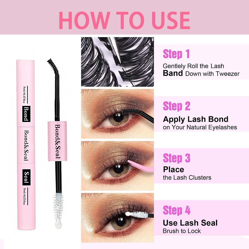 2-in-1 Lash Bond & Seal – Strong Hold Cluster Lash