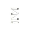 Dritz 512100 #2 Steel Safety Pins with Nickel Finish, 1-1/2"
