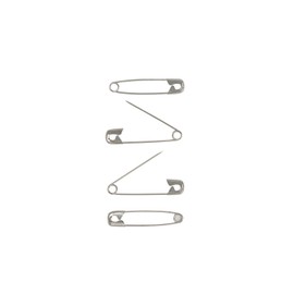 Dritz 512100 #2 Steel Safety Pins with Nickel Finish, 1-1/2" (1,440-Pack), Silver