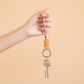 SENLLY Keychain for Keys, Cell Phone, Wallet, Braided Paracord Design Lanyard with Stainless Steel Hardware, 16