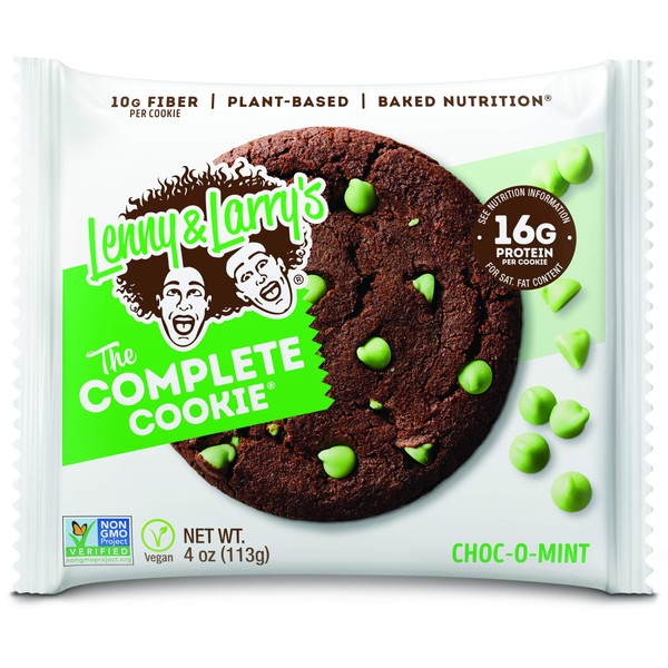 Lenny & Larry's The Complete Cookie, Choc-O-Mint, 4 Ounce Cookies