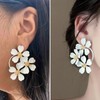 Flower Earrings for Women Sunflower Daisy Tulip Poppy Rose Flower
