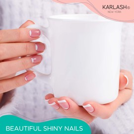 Karlash Quick Dry Fast Drying Super Shiny Nail Polish Top Coat 0.5 oz 15ml Made in USA (6 PIECES)