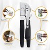 Manual Can Opener,Commercial Heavy Duty Can Openers with Easy-Turn Crank,Ergonomic