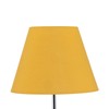 Set of 2 Ochre Fabric Table Lamp Shades, Lampshade for