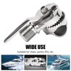 Marine VHF Antenna Mount, 316 Stainless Steel Erratchet Rail Mount