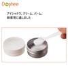 Dophee 60ml 5pcs Aluminum Screw Cap Tin Makeup Refill Containers