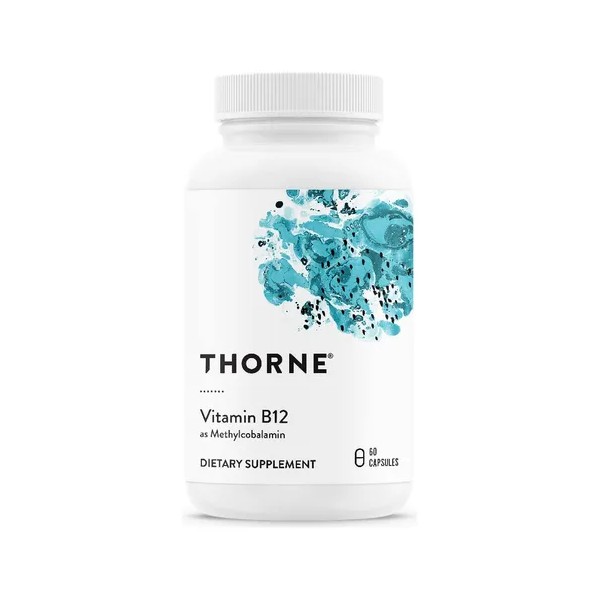 Thorne Vitamina B12 Y Metilcobalamina, 60 Cápsulas