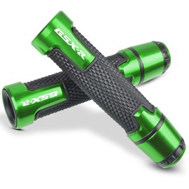 Universal 7/8'' 22mm Motorcycle Powersports Handlebar Grips for SUZIKI GSXR600 750 1000 125 250 300 (Green)