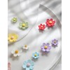 3D Flower Magnets Colourful Set of 14 for Fridge Whiteboard