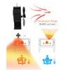 Heat Powered Stove Fan Self Starting Heat Resistant Aluminum Alloy