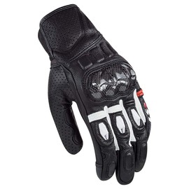 LS2 Helmets Spark Glove (Black/White - X-Large)