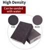 Sanding sponges 4 Grits(36-100-150-220),Sanding Blocks,Sand Paper Sandpaper for Walls,Wet and