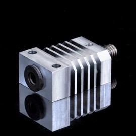 BZ 3D CR10 Heatsink All Metal Hotend Upgrade,Titanium Alloy Heatbreak,for CR-10/10S/CR-10 S4/S5/Ender 3/Pro/Max/Ender 3 V2/Ender 5 /Pro/Plus Series 3D Printer Hotend
