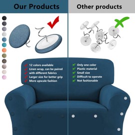 Upholstery Tacks, Twist Pins for Slipcovers, Headliner Pins, Bed Skirt Pins or Holders, Furniture Pins (Dark Grey)