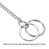 PATIKIL Wallet Chain Keychain with Keyrings Clasp 10", 2 Pack