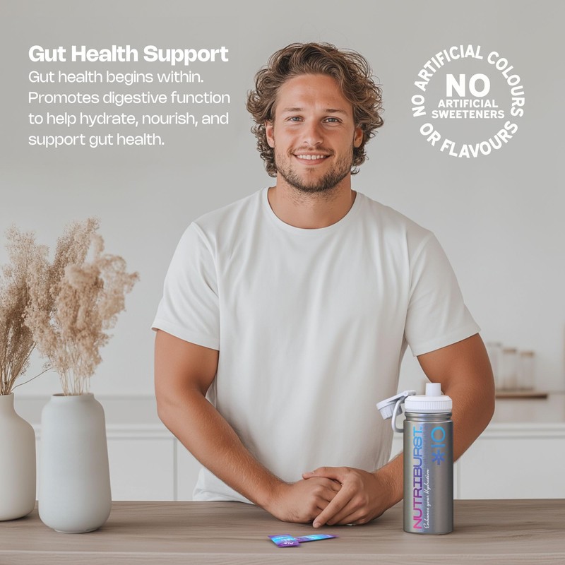 Nutriburst - Enhanced Hydration + Gut Health - Electrolytes +