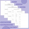 Address Book with Alphabetical Tabs, Hardcover Password Book, Small Address