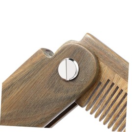 Baluue Beard Comb for Men Wooden Material Beard Styling Perfect Present for Male Friends