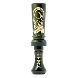 Acrylic Duck Call - Cache Series for Mallard, Wood Duck, Teal, Gadwall & Pintail - Single Reed or Double Reed Hunting Calls (The Freak - Single Reed, Venmon (Black Gold Pearl))